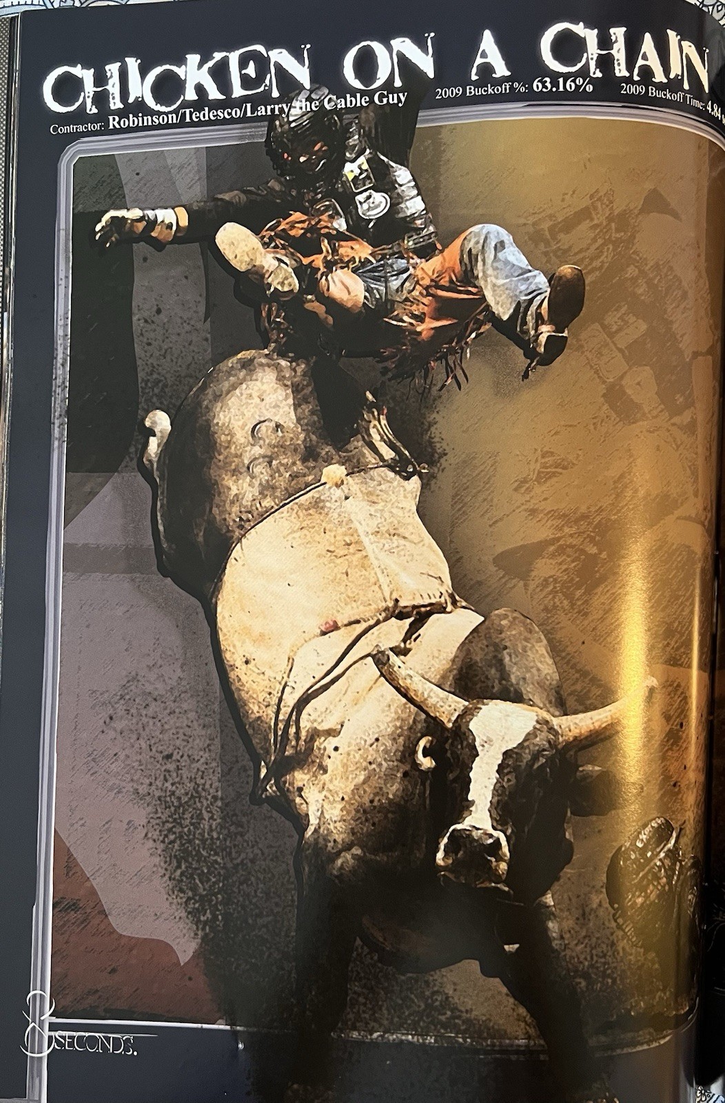 PBR 8 Seconds Official Souvenir Program 2010 - NF