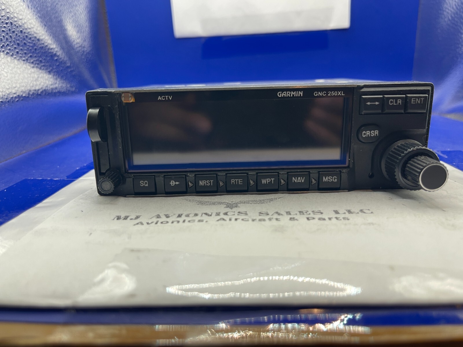 GARMIN GNC 250XL GPS/COMM 14 VDC P/N 011-00295-00 WITH FRESH FAA FORM 8130-3