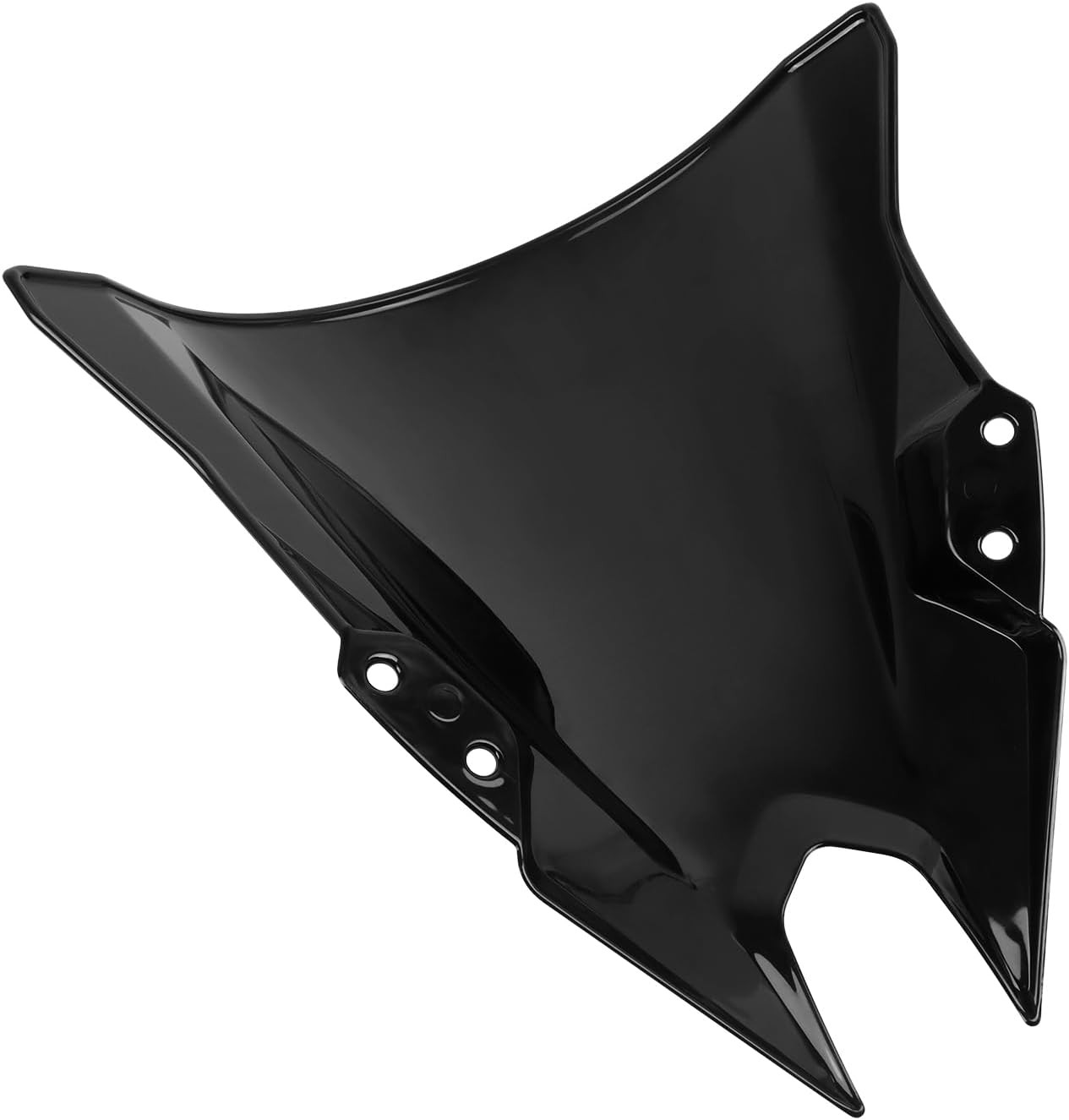 Black Windscreen Windshield for Kawasaki Ninja 500 2024 2025 Plastic Deflector