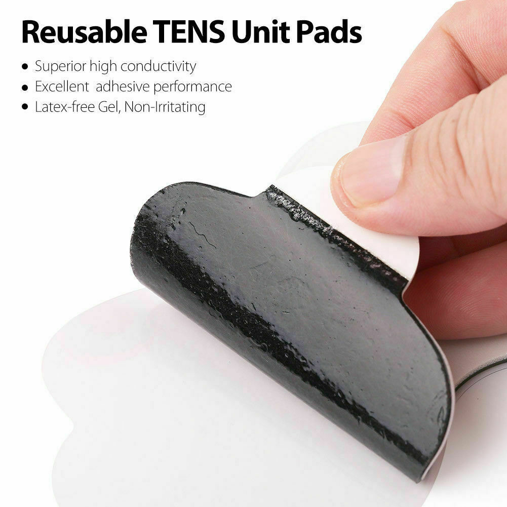 50Pcs Snap On Replacement Electrode Pads Bulk For Tens Unit Therapy Massager