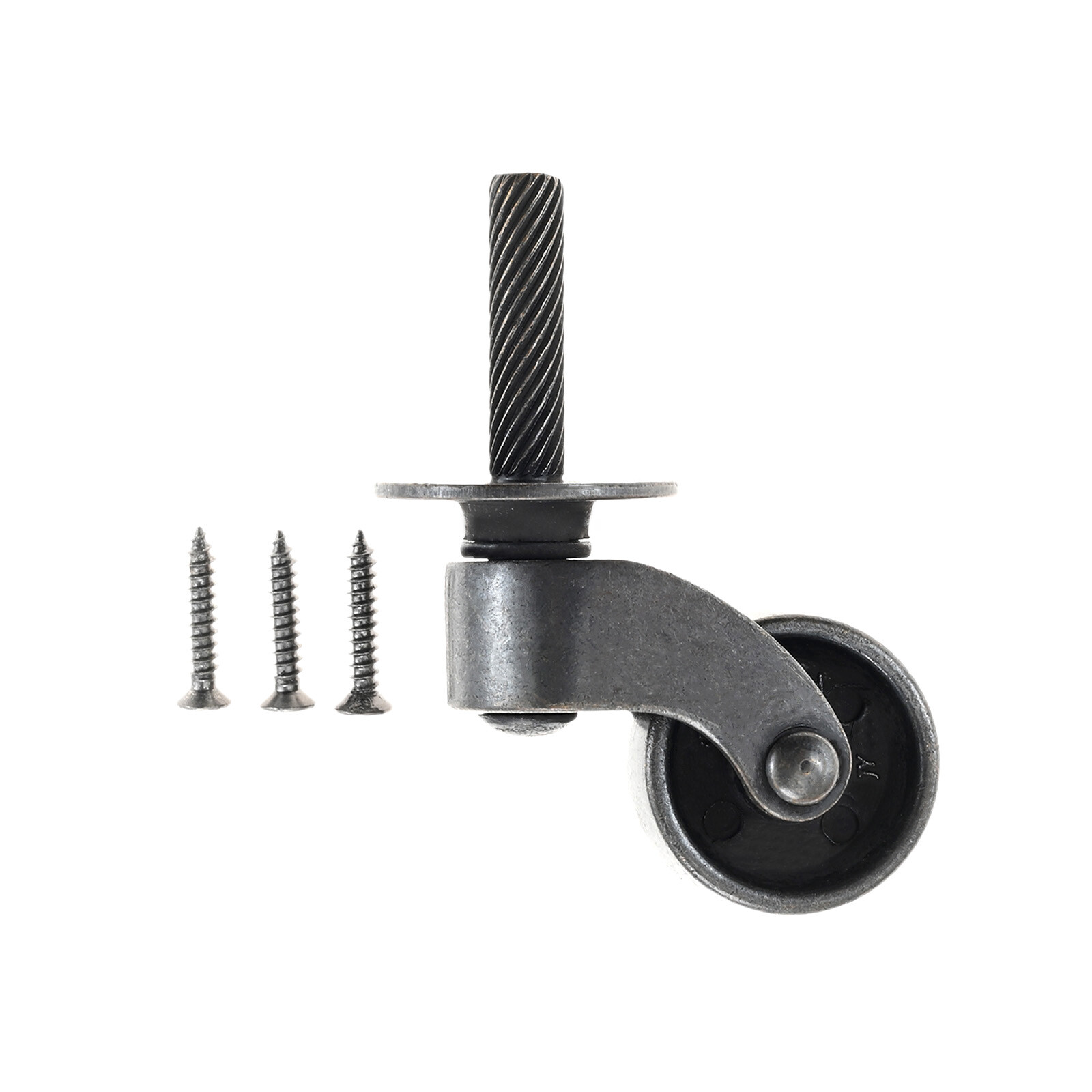 Zinc Alloy Round Cup Caster 61mm Height With 3 Screws For Piano Legs/Sofas/Booth