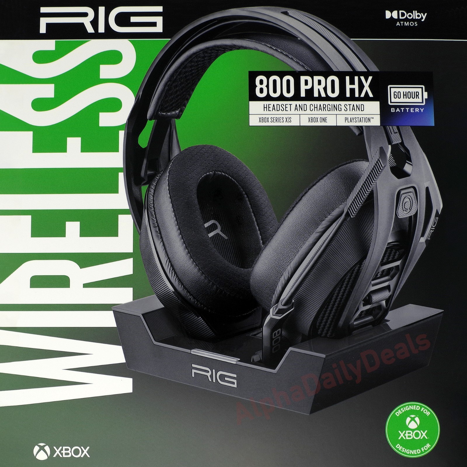 NEW RIG 800 Pro HX Wireless Gaming Headset Base Station for Xbox One Series X S