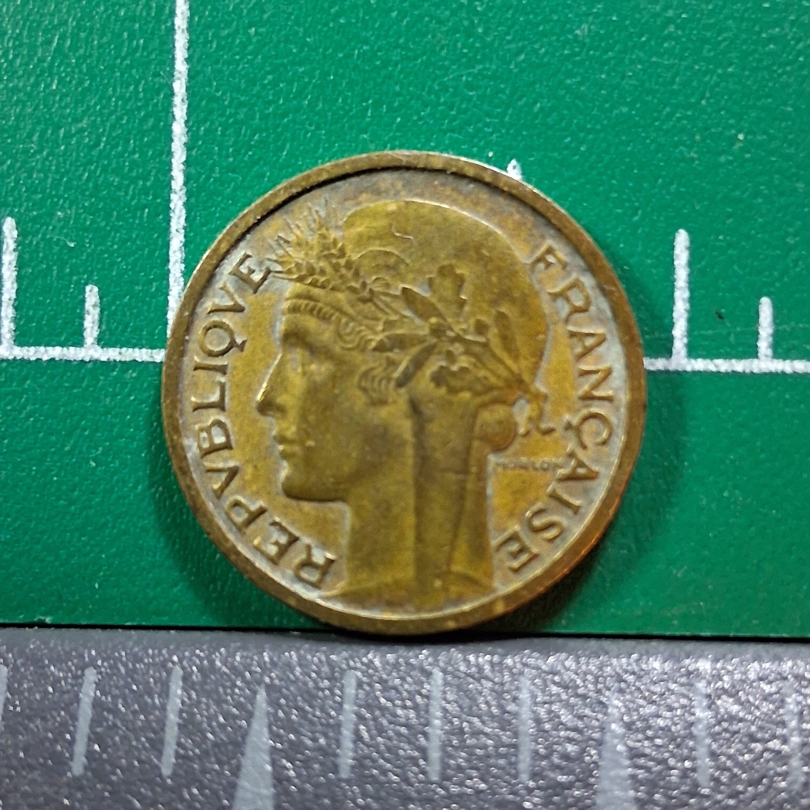 1939 France Marianne / Cornucopias 50 Centimes Currenct Coin