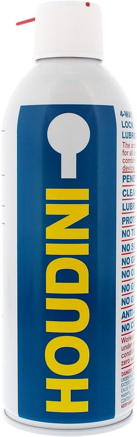 Lock Lube Professional Lock Lubricant Spray, 11 oz - Greaseless, Graphite-Fre...