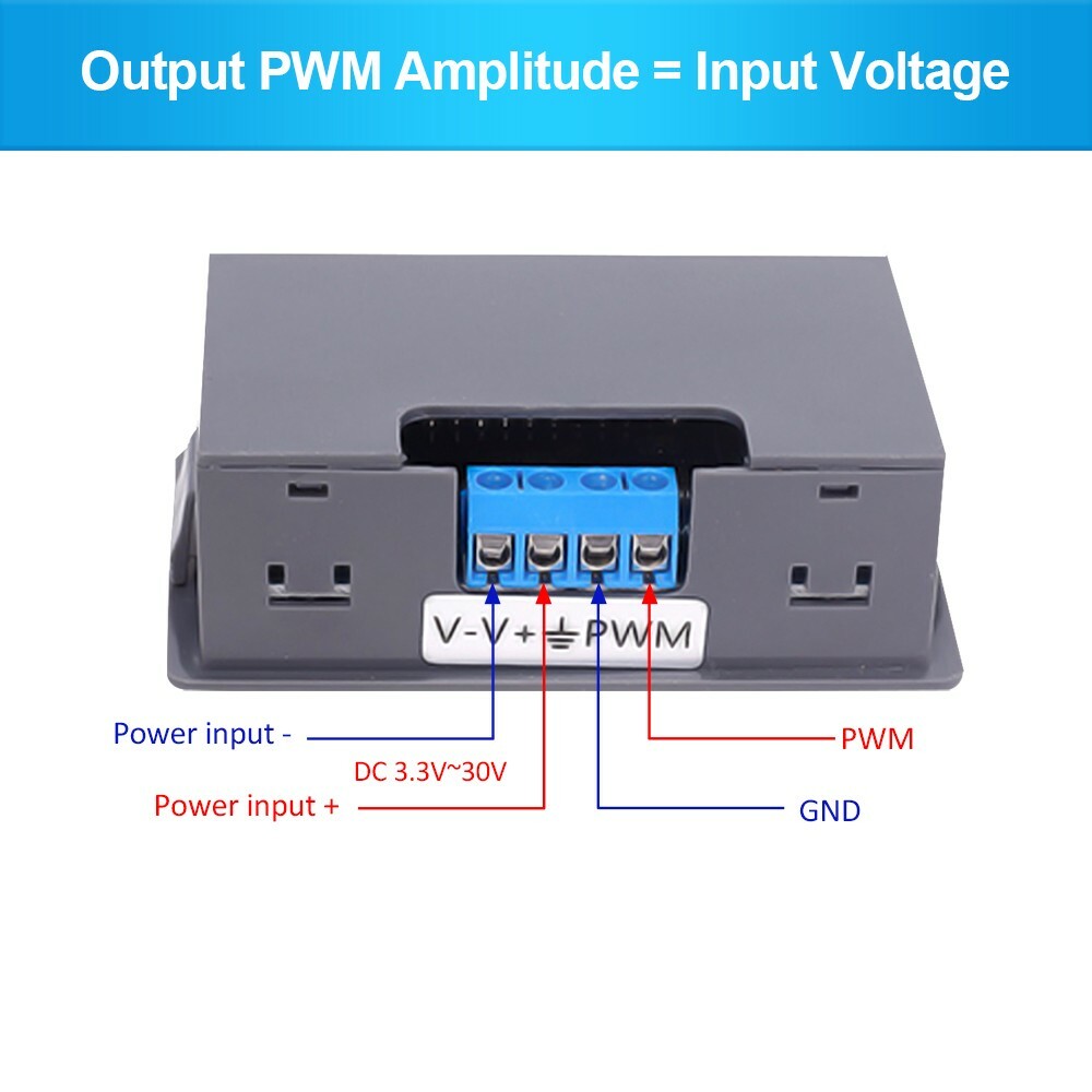 Signal Generator Module Adjustable PWM Pulse Frequency Duty Cycle Square Wave