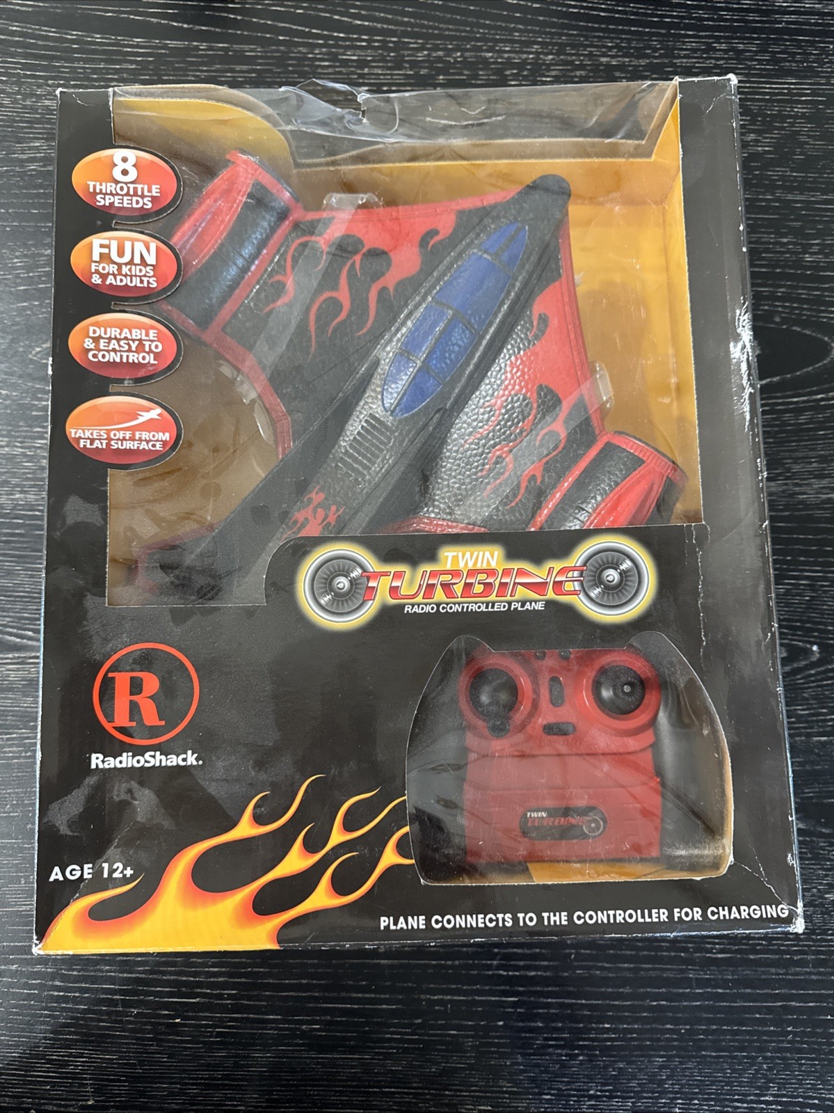 Radio Shack Twin Turbine R/C Plane 2013, 8 Speeds-200 Ft Range-New In The Box!