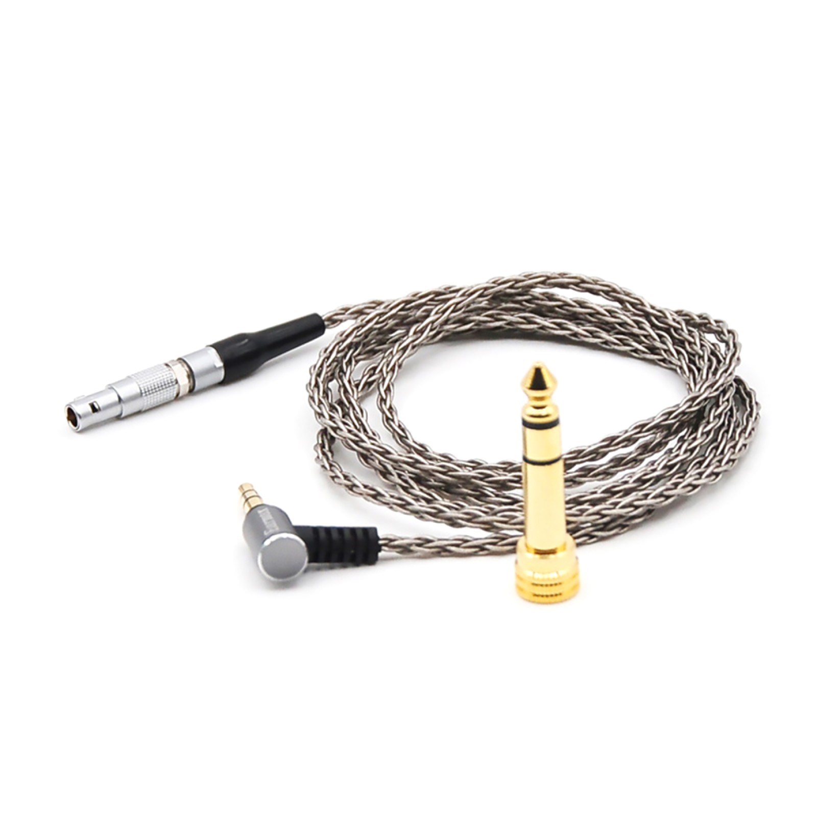 150cm 6.35/3.5mm OCC Earphone Audio Cable for AKG K812pro K872pro Headphones
