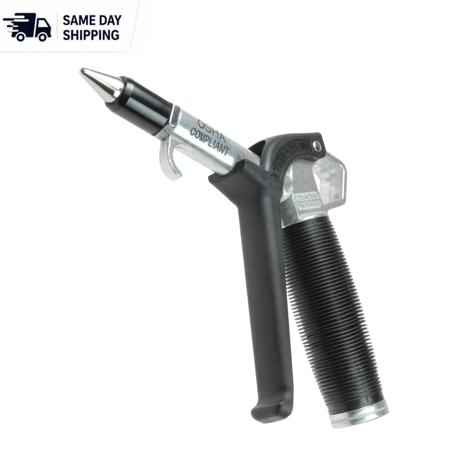 TYP-2500CS Industrial Blow Gun with High Flow Tip – 125 PSI, Lightweight Design