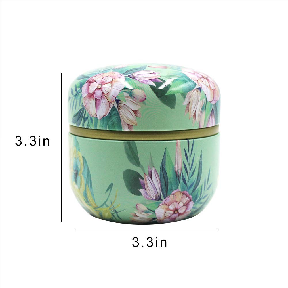 2 Pack Mini Tea Storage Containers Coffee one size, color 1 + 2