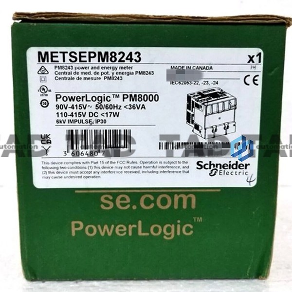 Genuine NEW Schneider METSEPM8243 Class 0.2S Modbus RTU TCP Meter Free Shipping