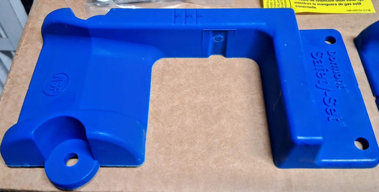 Dormont Safety-Set (2) pcs. Installation Kit Blue Brackets/Mounting Pieces w/sce