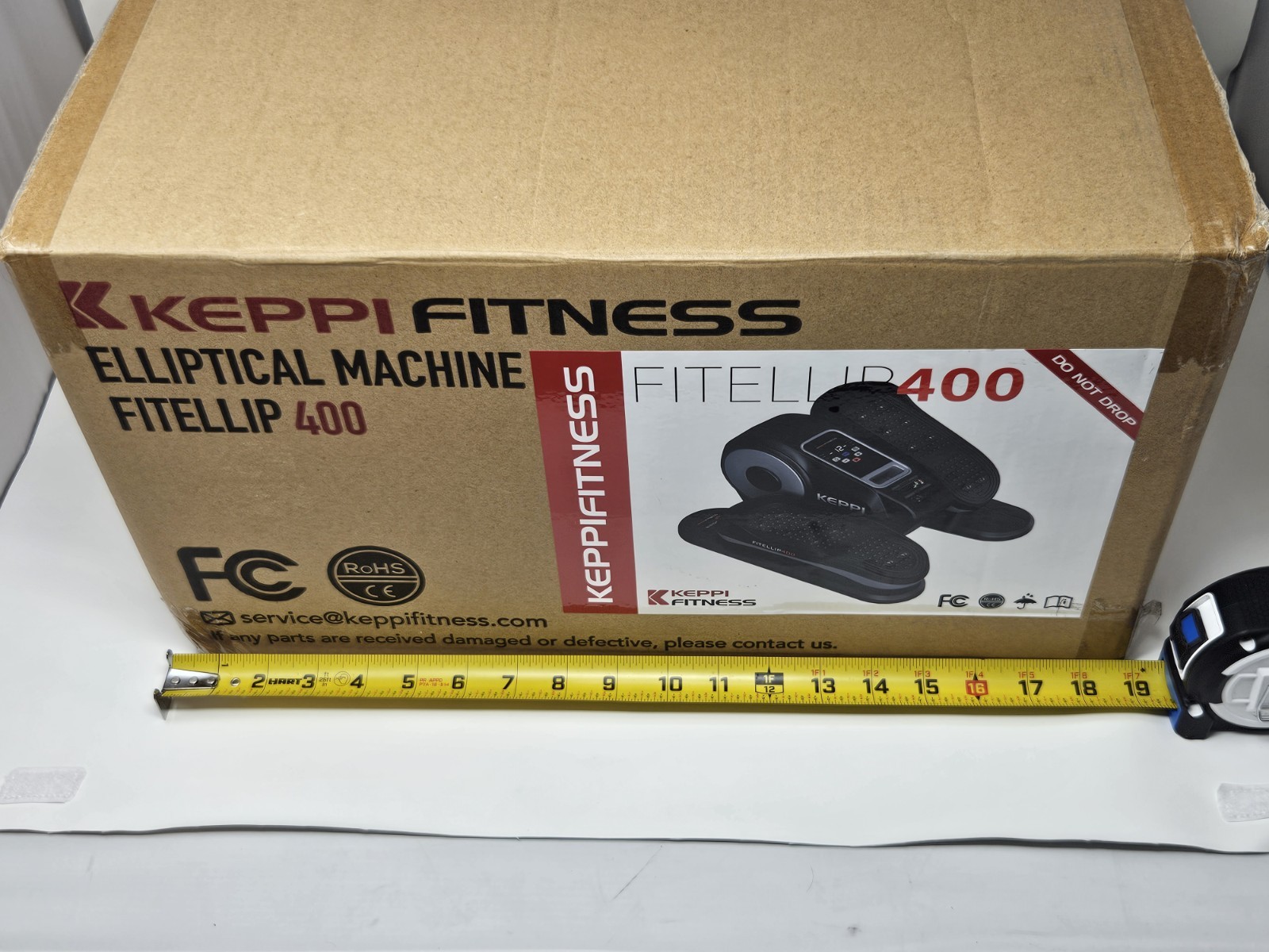 🏃 Keppi FITELLIP400 Under Desk Elliptical Machine Remote Magnetic NEW