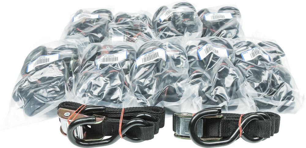 Fire Power 1" Tie-Down Black 10/Pairs | 21262BULK