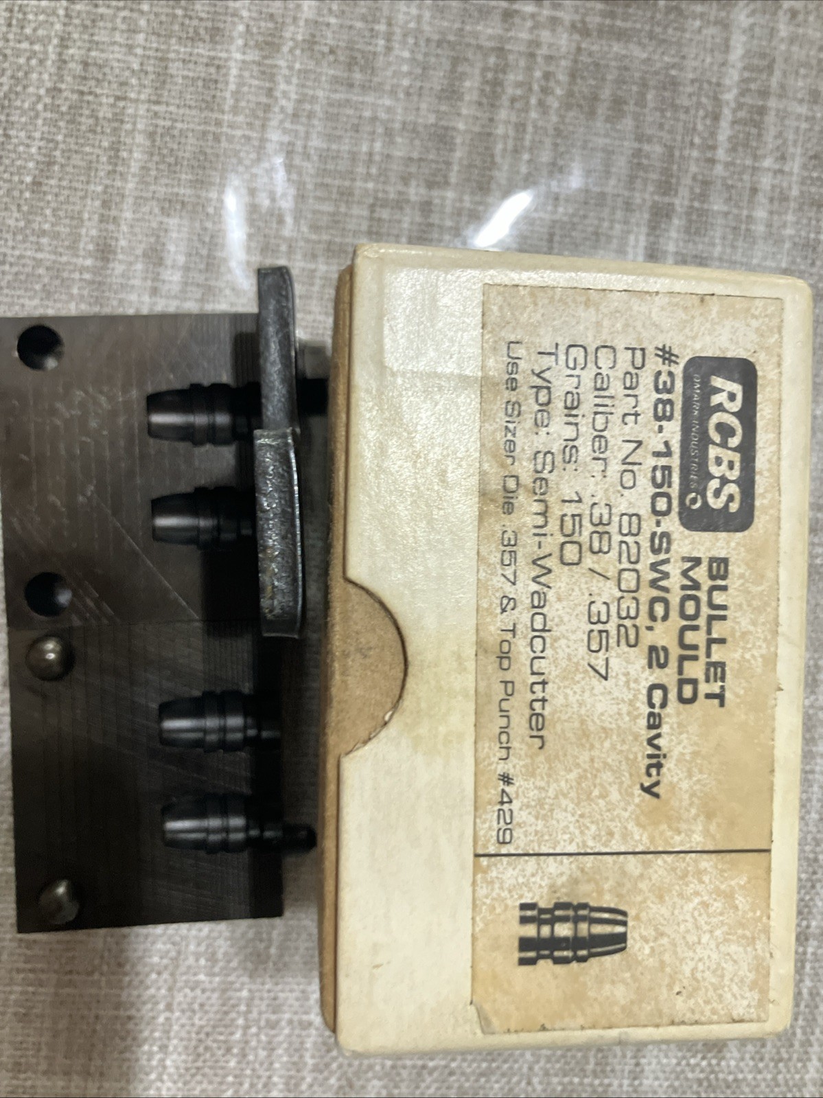 RCBS 38-150 SWC Bullet Mold
