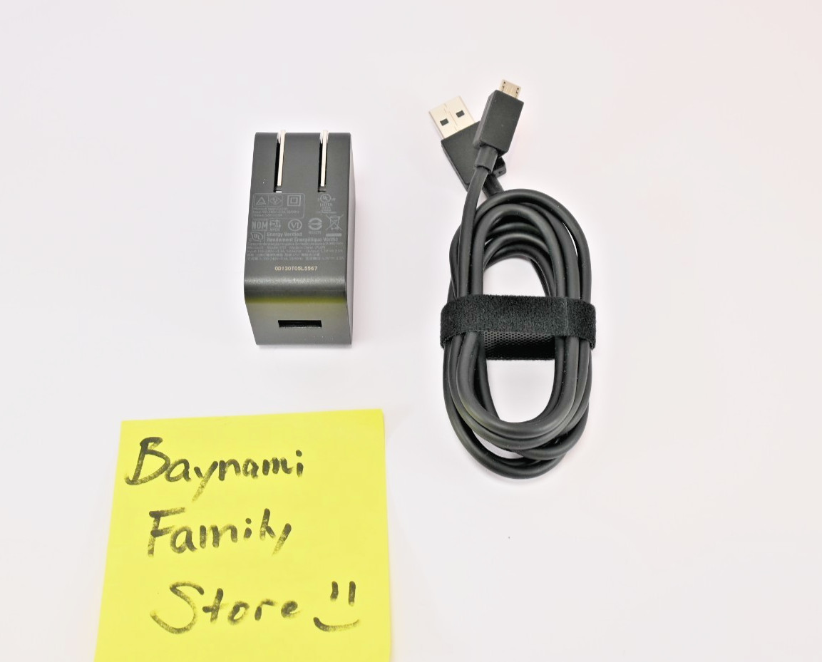Genuine Microsoft HoloLens 1 Micro-USB Charger Power Supply & USB Cable