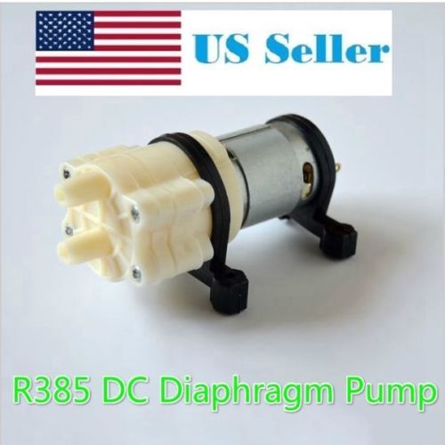 DC 12V R385 Mini Aquarium Pump Fish Tank Motor for Diaphragm Pump Water/AIR Pump