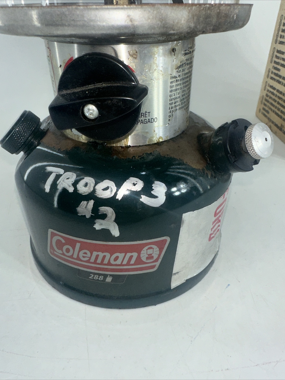 Coleman Model 288 Lantern Dated 11/96 With Box