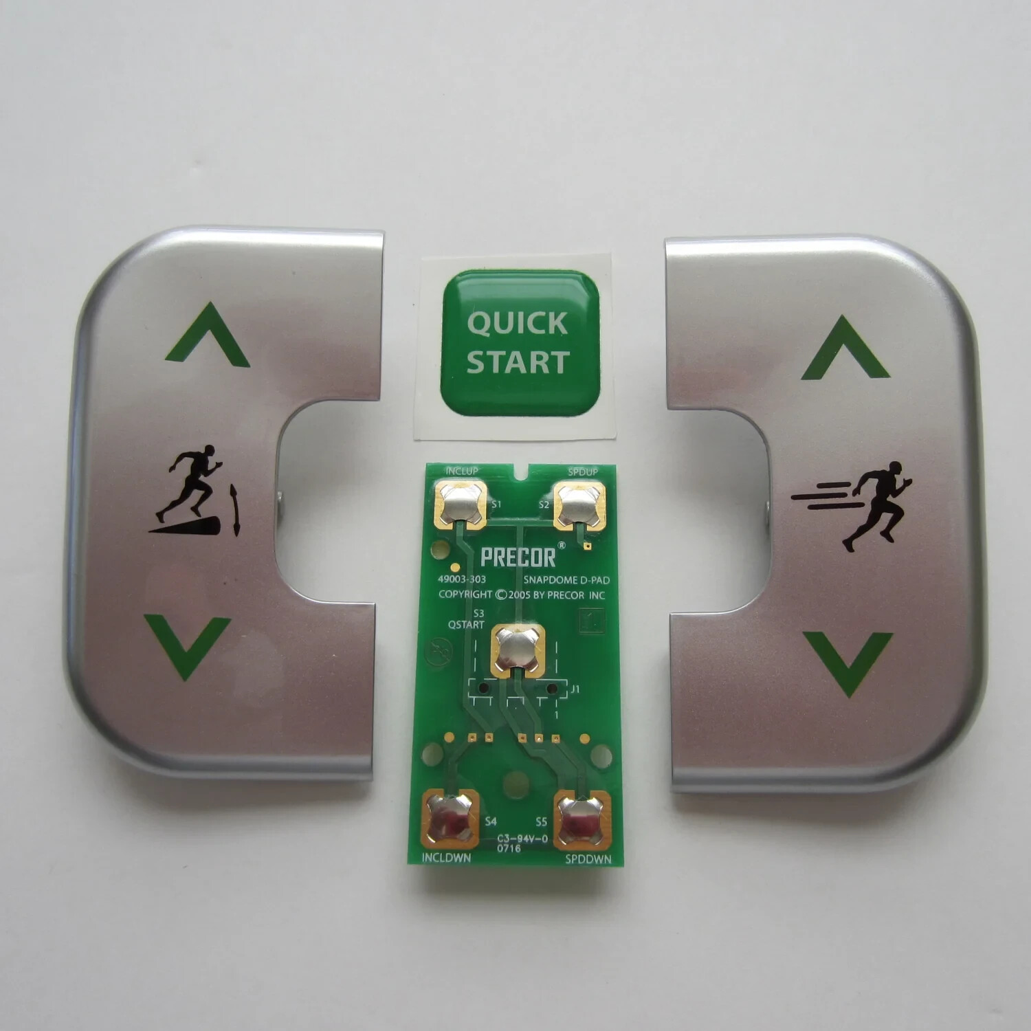 Precor Treadmill D-Pad Rebuild Kit ( 4 pcs. )