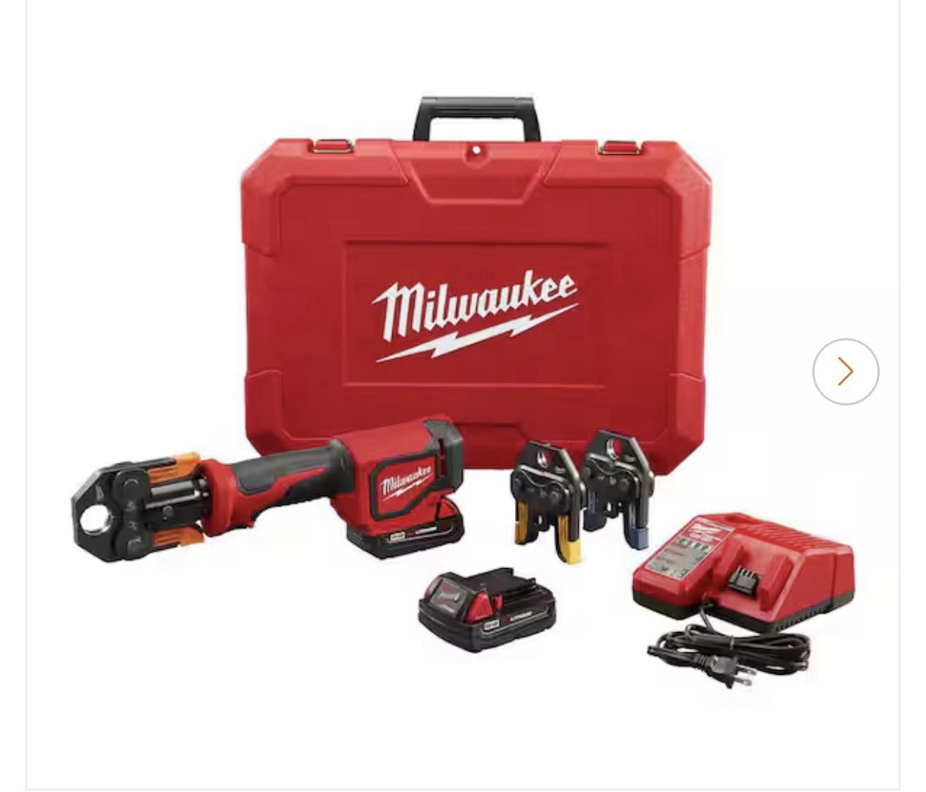 Milwaukee 2674-22P M18 Short Throw Press Tool Kit