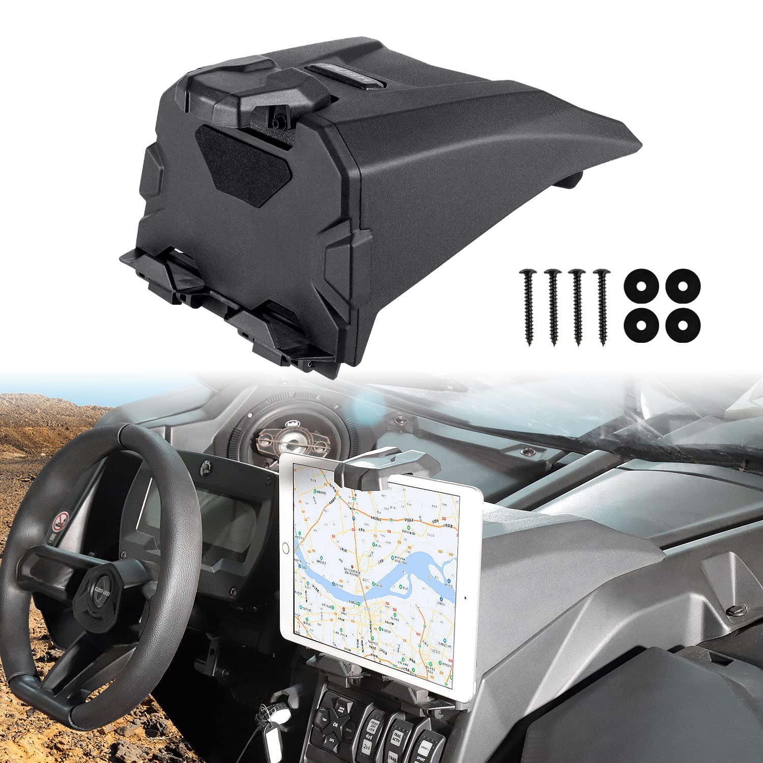 CUSAUTV X3 Electronic Device Tablet Phone Holder GPS Mount Compatible with 20...
