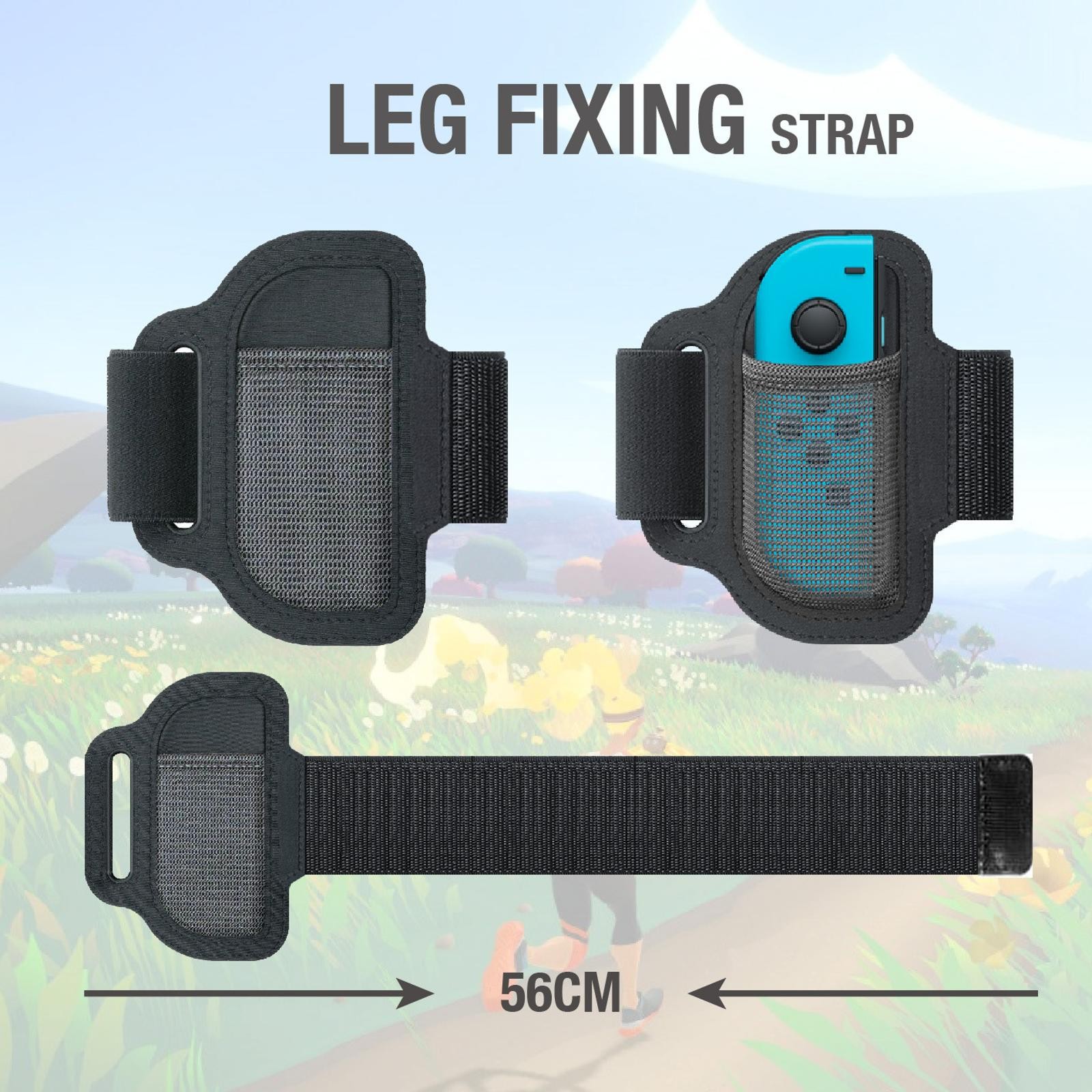 Elastic Leg Strap Ring-Con Grip Cover For Nintendo Switch NS Ring Fit Adventure