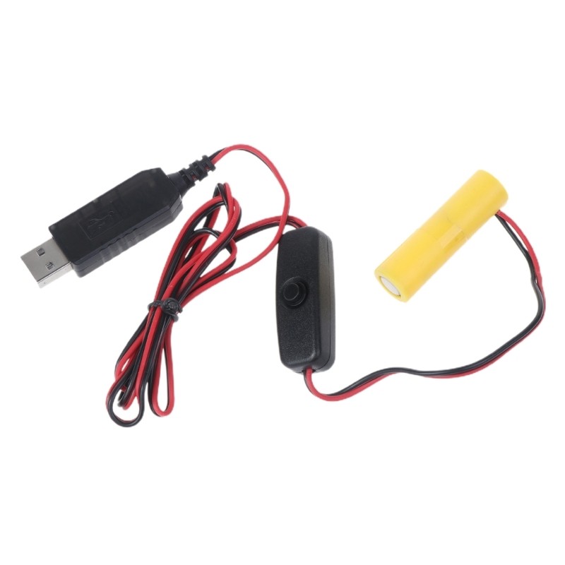 Universal 6V LR6 AA Battery Eliminator Replace 4pc 1.5V AA Battery for LED Light