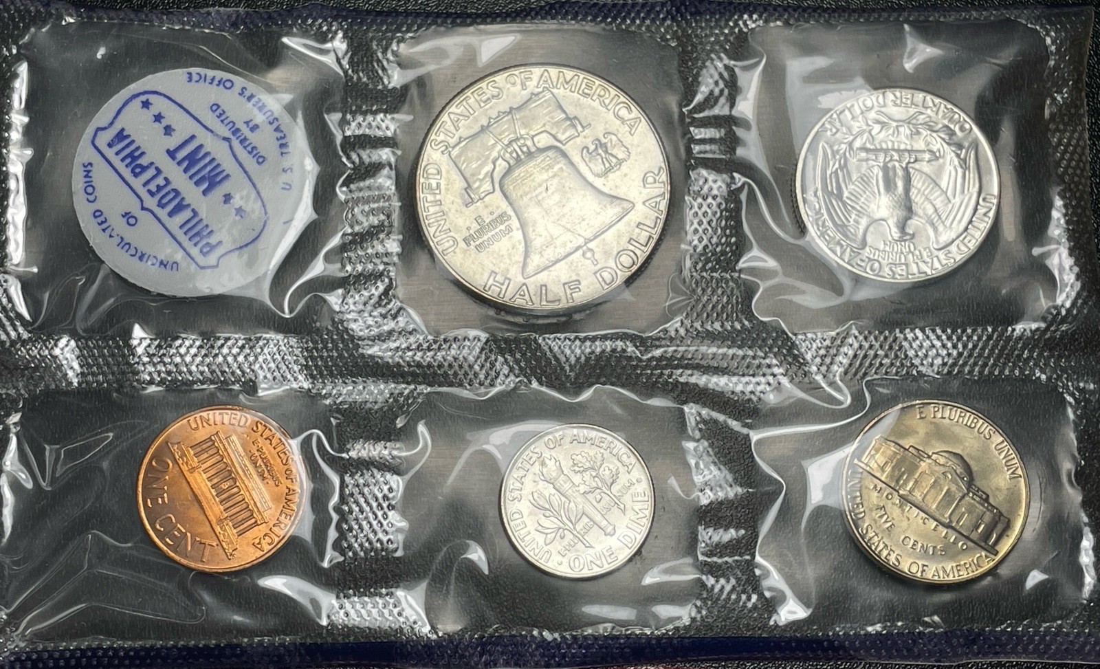 1961 P&D US Mint Uncirculated Silver Mint Set with OGP/Cellophane
