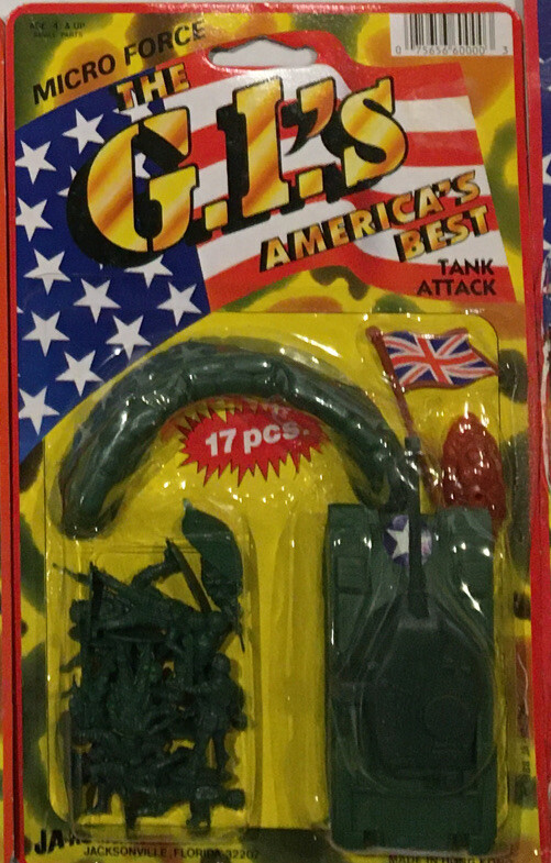 1988 RARE JA-RU Lot Friction Jet, Strike Force & Tank Attack GI’s America’s Best