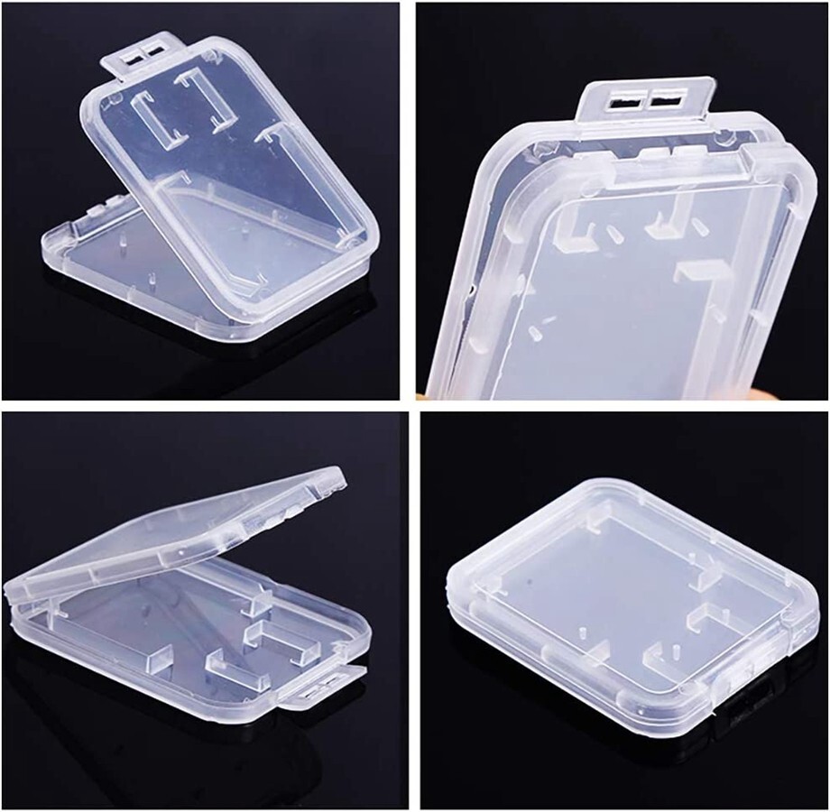 20Pcs Case Holder for Micro SD SDHC Memory Card Box Storage Hard Plastic N865