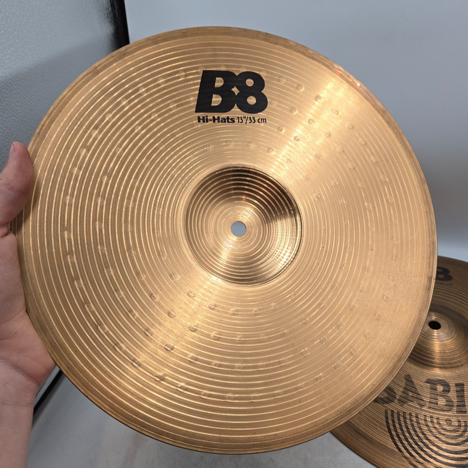 13" Sabian B8 Hi-Hat Cymbals