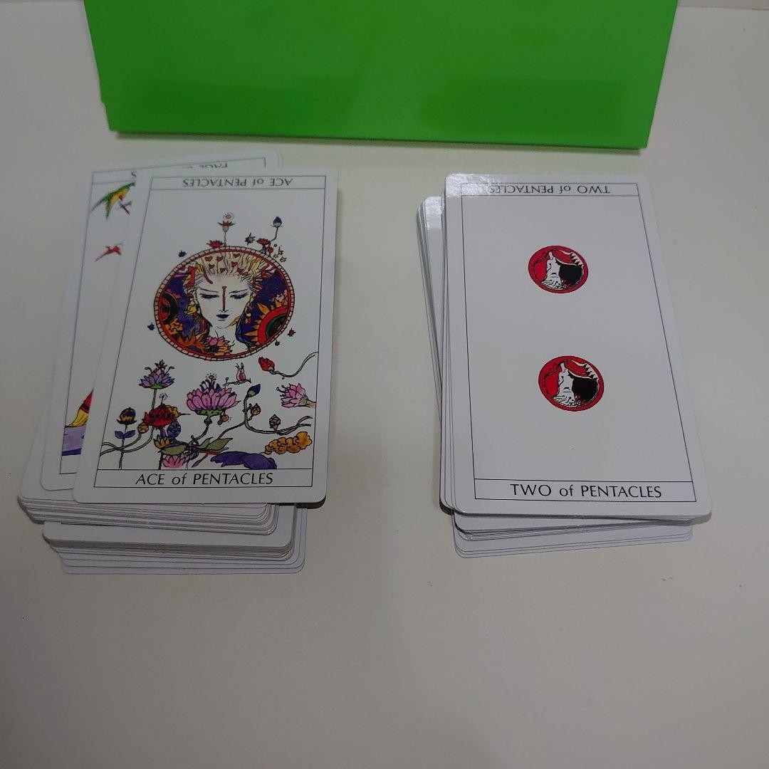 Yoshitaka Amano Fortune Telling Tarot Deck 78 Cards Art Book Final Fantasy 1997
