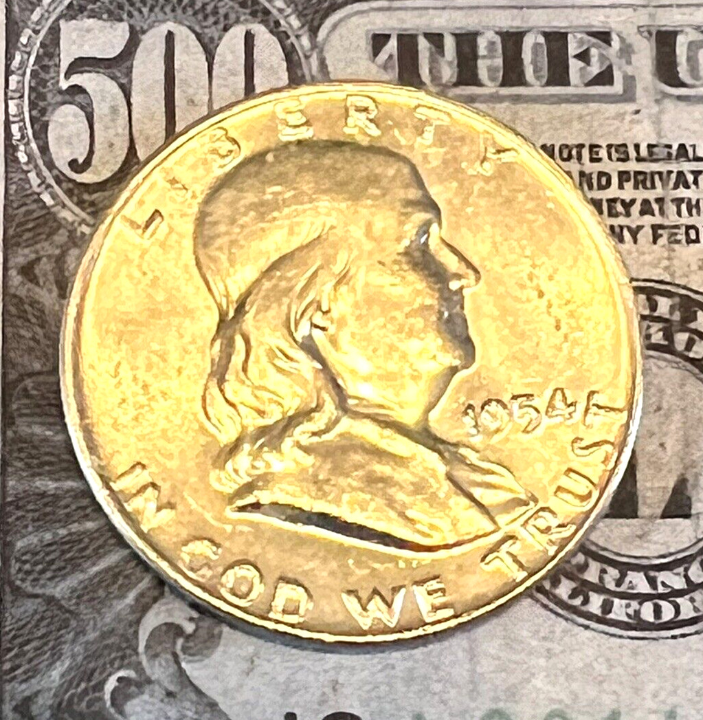 1954-D Silver Benjamin Franklin Half Dollar *GEM* Uncirculated Amazing Luster MS