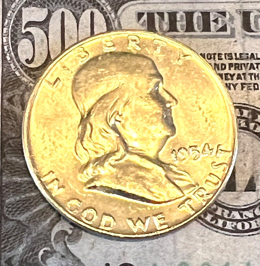 1954-D Silver Benjamin Franklin Half Dollar *GEM* Uncirculated Amazing Luster MS