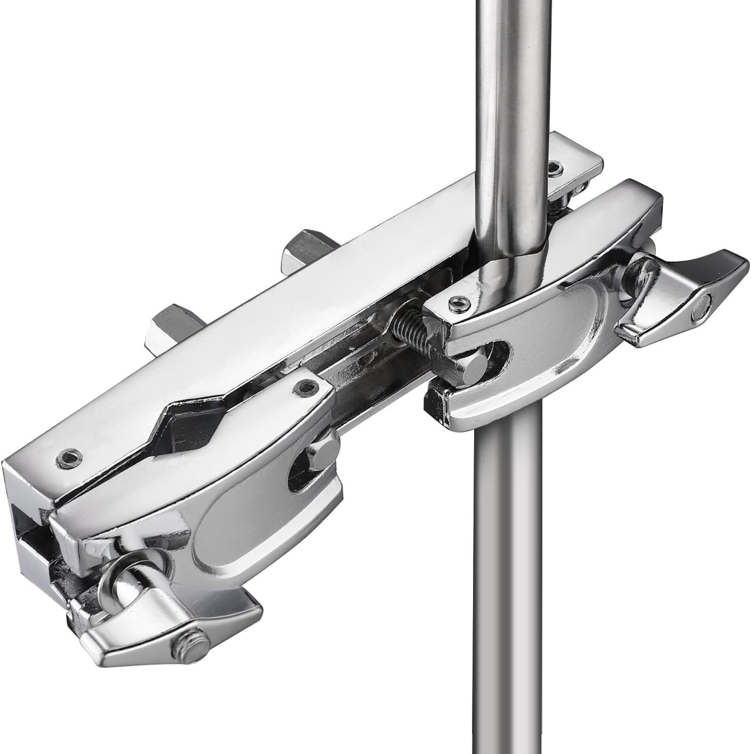 Adjustable Drum Multi-Clamp - Secure, Lightweight Holder for Cymbals & Toms