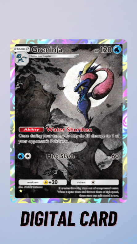 Greninja Full Art Deluxe Pack ex Pokemon TCG Pocket Trade 1 Star ⭐ (English)