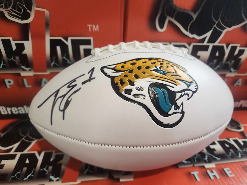 Travis Etienne Auto Football JSA COA Jaguars Franklin
