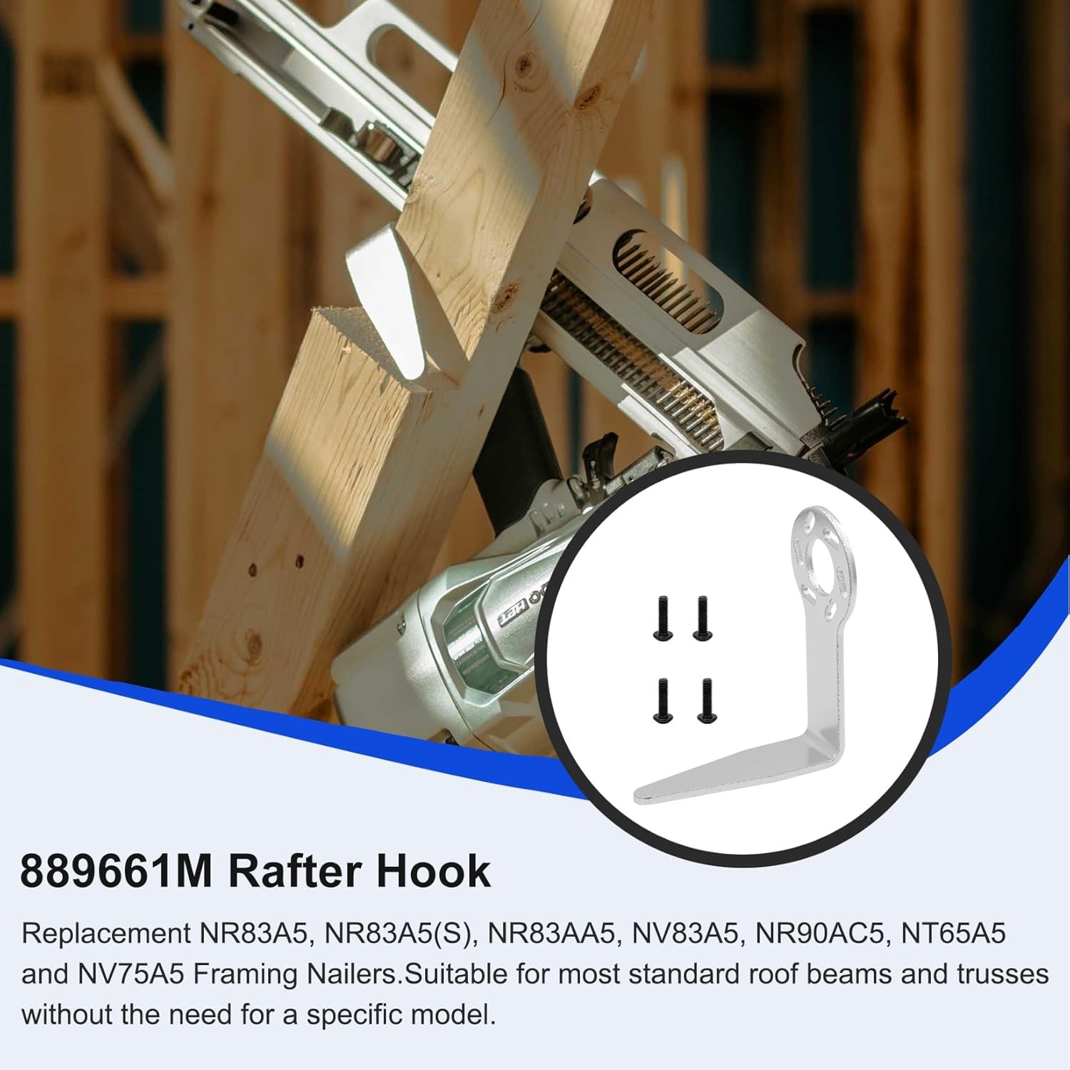 Metabo HPT Rafter Hook for Hitachi Framing Nail Guns (2 Pack)