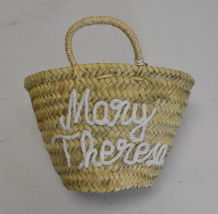 Wicker Basket With Handles Easter Holiday Wedding Event Customized Mary Theresa