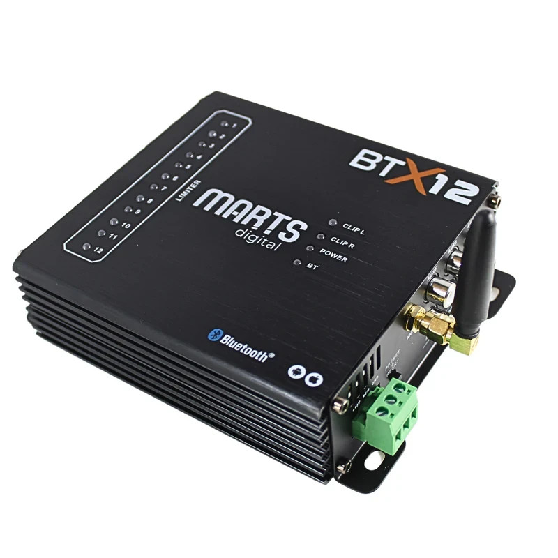 Marts Digital BTX12 DSP 4v 6 Input /12 Output Channels Bluetooth Android/iOS