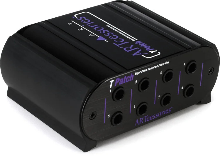 ART TPatch 8-point 1/4" TRS Balanced Patchbay