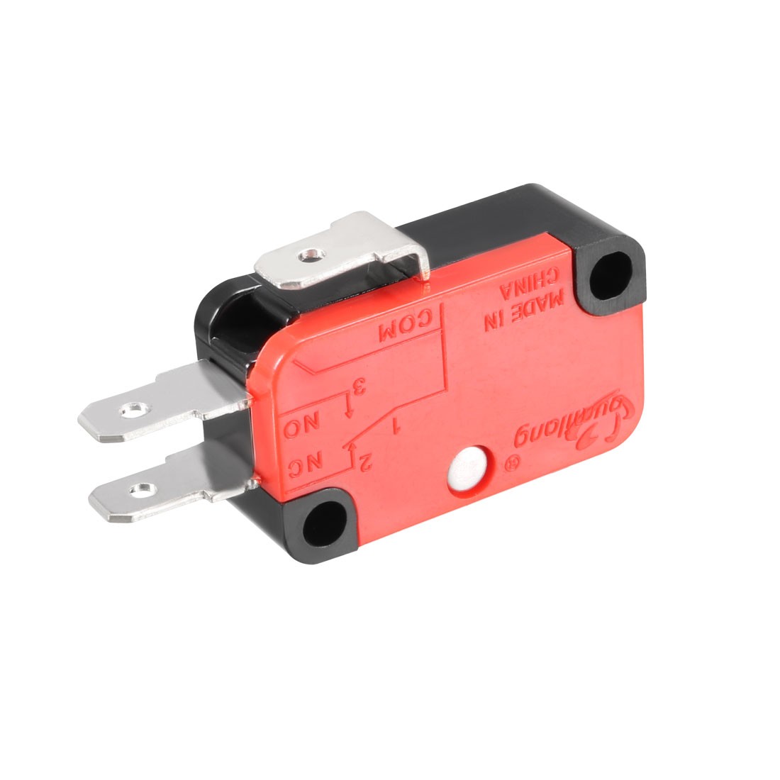 5PCS OV-15-1C25 15A 125/250V AC 3 Terminals Snap Button Type Micro Limit Switch