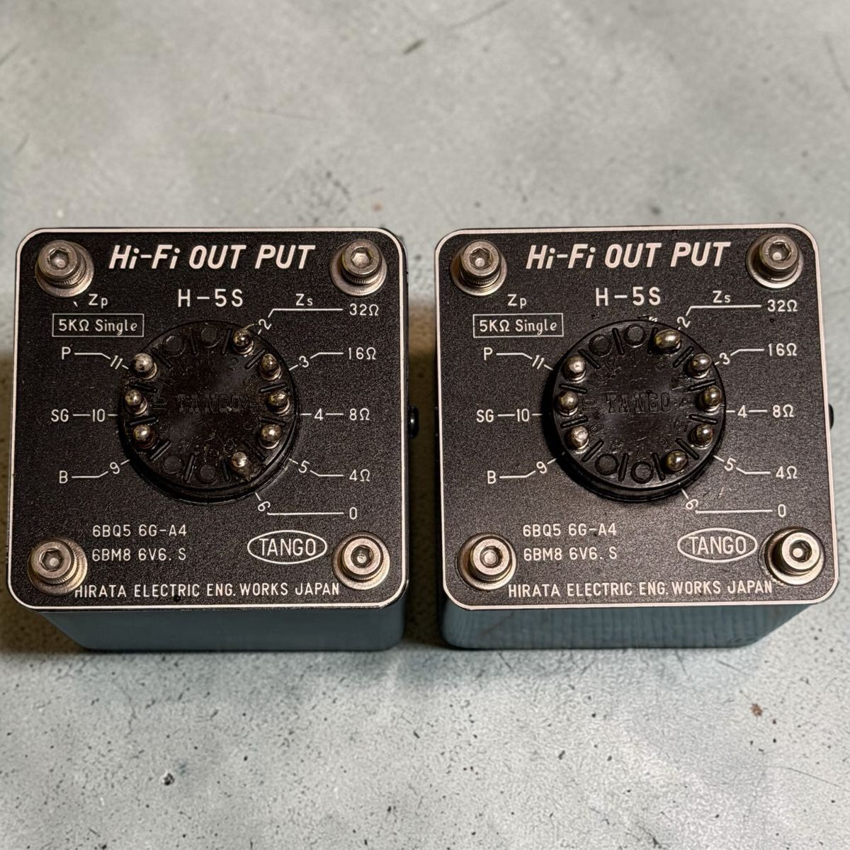 TANGO H-5S Hi-Fi Output Trans pair rare Tested Working JP