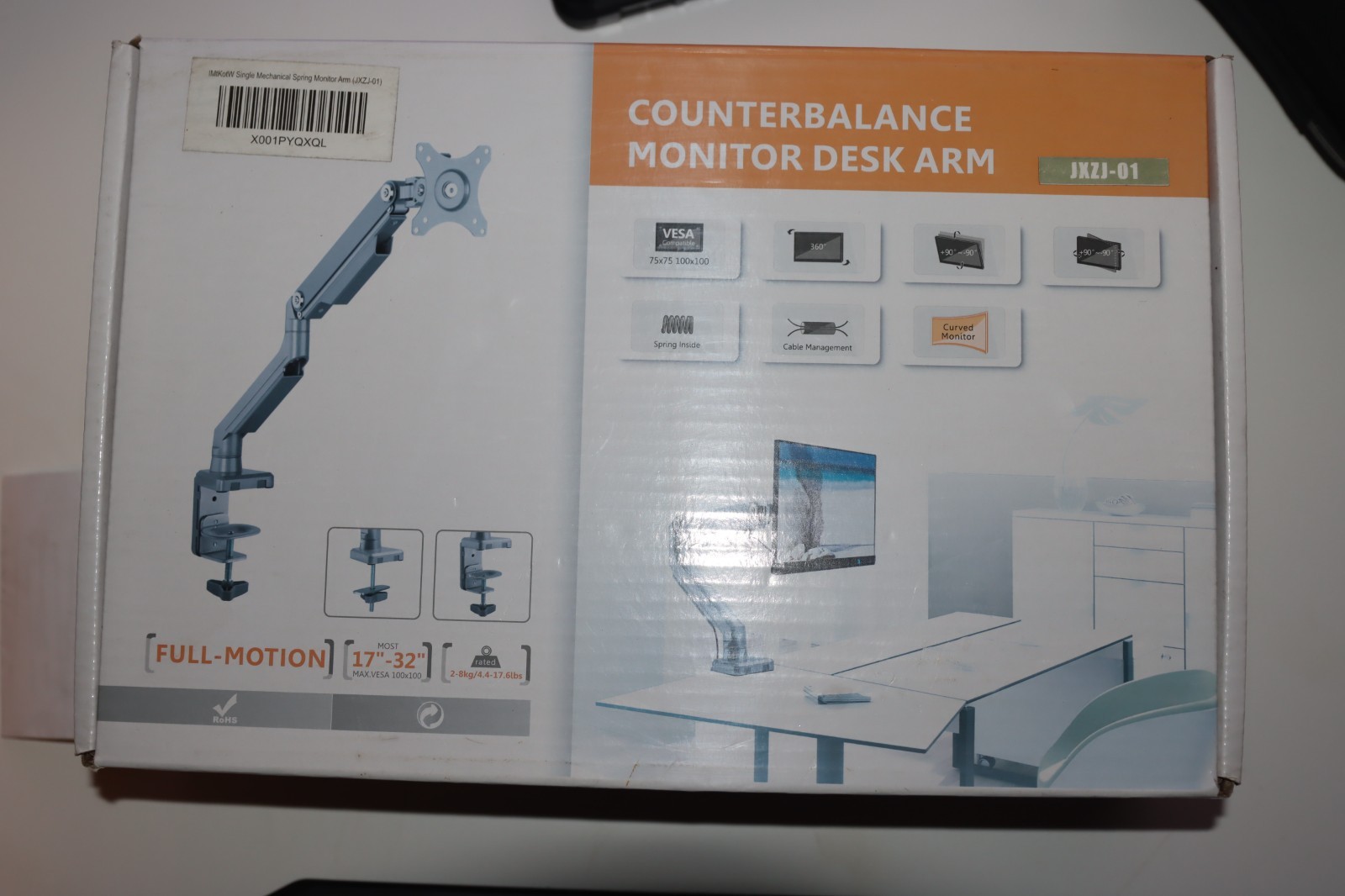 Brateck Counterbalance Monitor Desk Arm