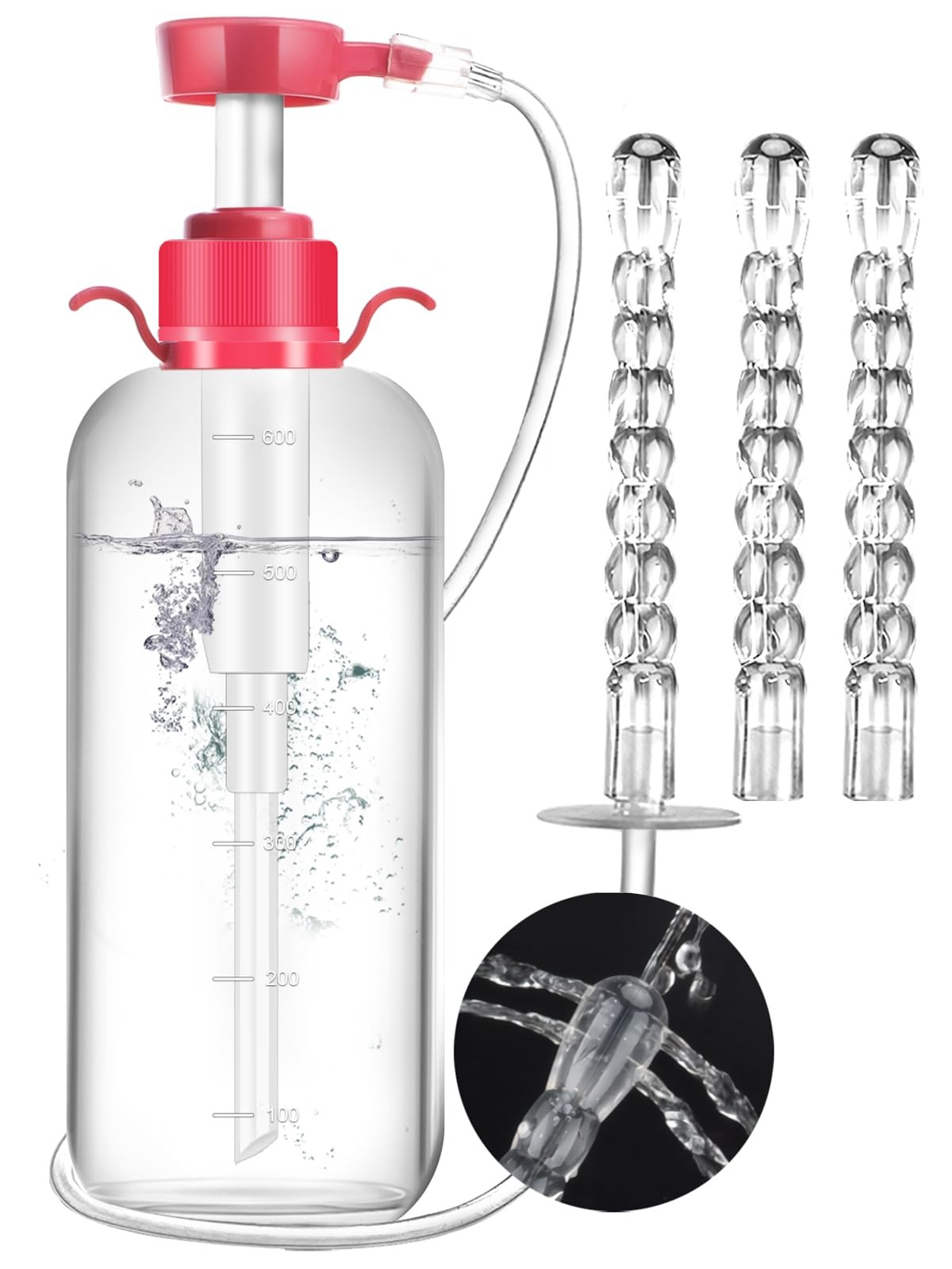 Enema Kit for Colon Cleansing - Anal Douche Anti Back-Flow Design for Feminin...