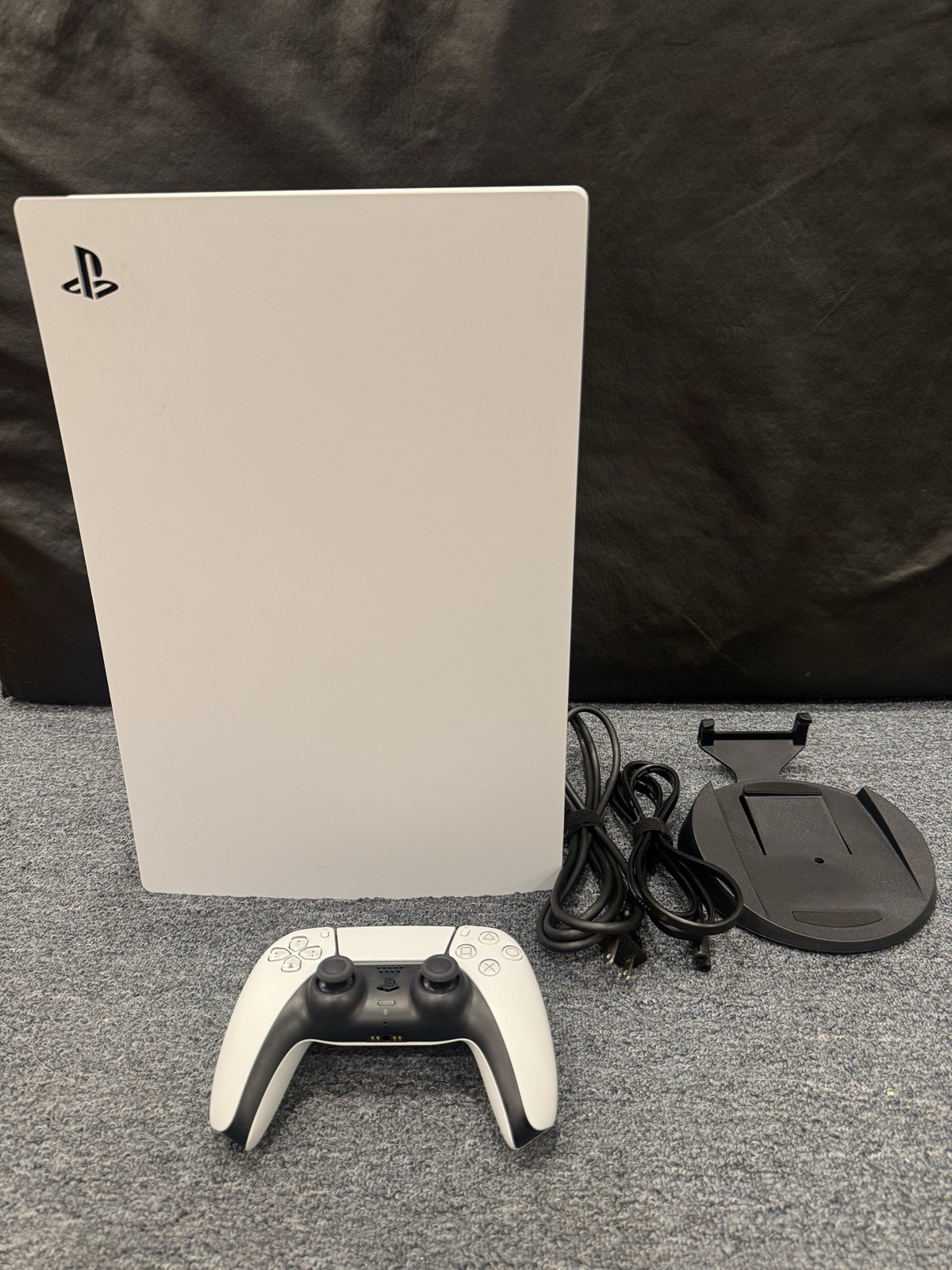 Sony PlayStation 5 PS5 Disc Console CFI-1215A 825GB White Controller Bundle