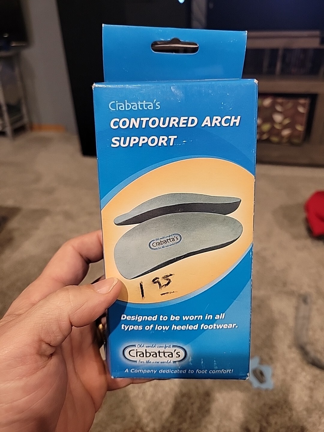 Ciabatta’s Contoured Arch Support EU 38 US Women’s 7 - 7.5 New In Box