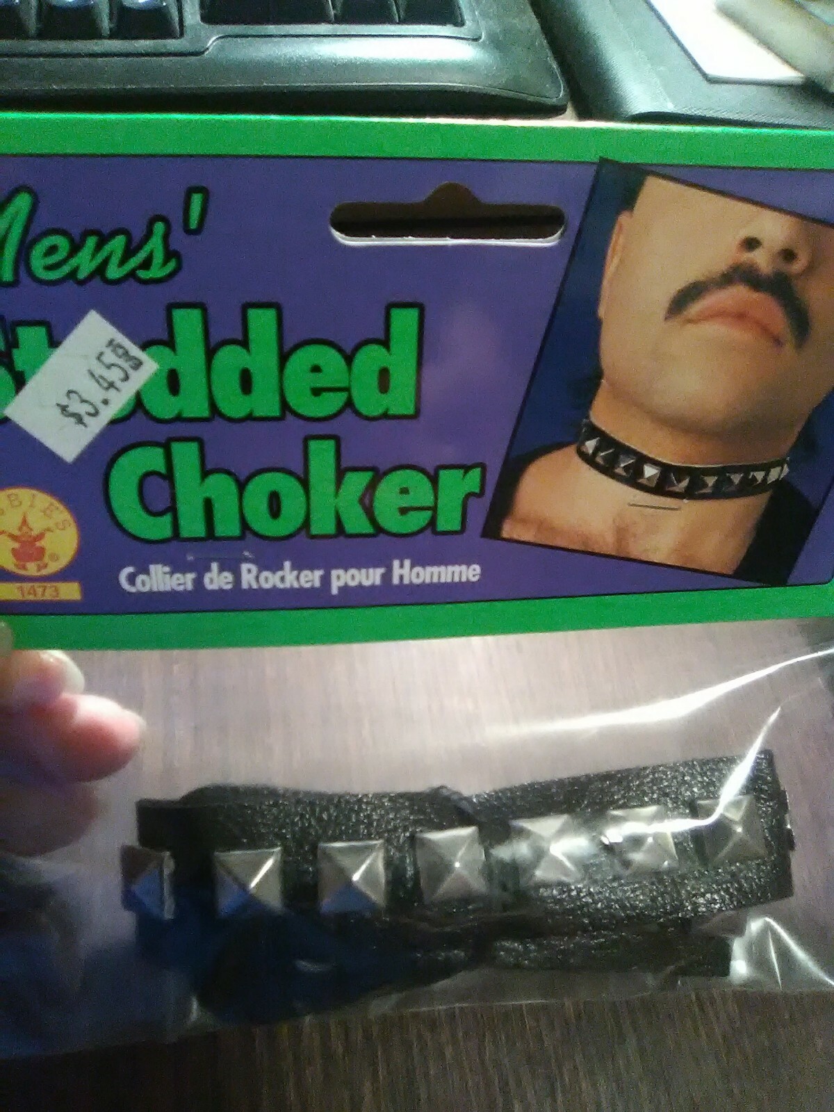 Shop~Rubies Choker Mens' Studded