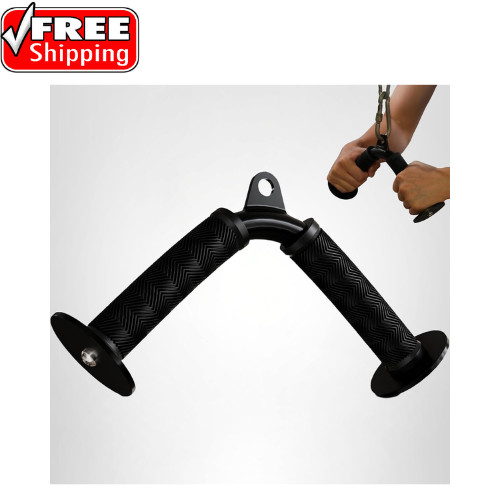 Tricep V Bar Cable Attachment, Tricep Pull Down Attachment for Home Gym Equip...