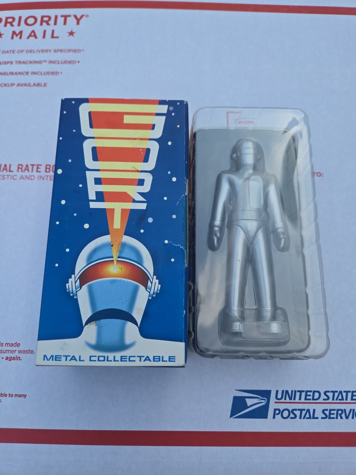 GORT Metal Collectable Figure The Day the Earth Stood Still 5” 2002