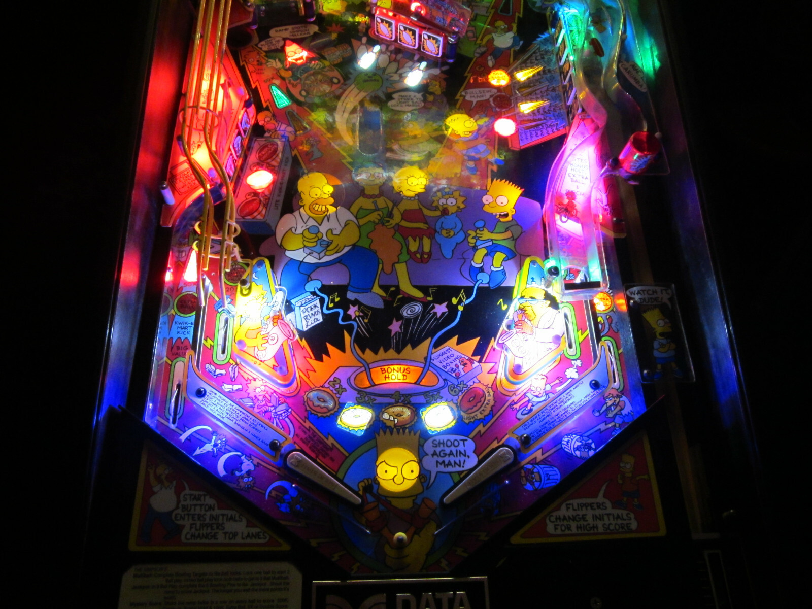 SIMPSONS Pinball - NON GHOSTING LED Lighting Kit custom SUPER BRIGHT KIT